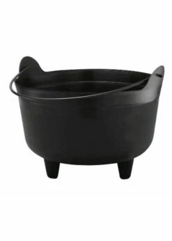 Large Halloween Black Witch Cauldron