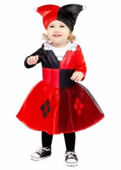 Toddlers Size Baby Harley Quinn Costume -PartyPersona Store 9907674 rs 01