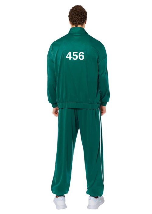 Adult Squid Game Contestant Tracksuit Costume 5 Adult Squid Game Contestant Tracksuit Costume - Image 3