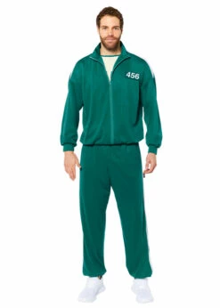 Adult Squid Game Contestant Tracksuit Costume 11 Adult Squid Game Contestant Tracksuit Costume -PartyPersona Store 9915284 squid game tracksuit 04