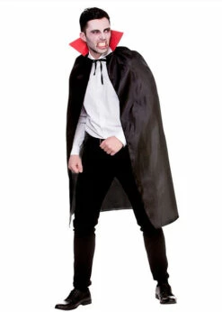 Adult Size Halloween Vampire Cape With Collar