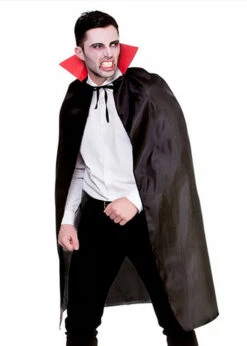 Adult Size Halloween Vampire Cape With Collar -PartyPersona Store AC 9411 rs 02