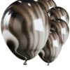 Halloween Black Marble Party Balloons Pack 5 -PartyPersona Store BALL3062 rs