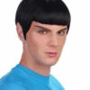 Mens Spock Style Black Space Man Wig -PartyPersona Store BW733rs