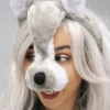 Grey Werewolf Headpiece Wolf Mask -PartyPersona Store EM253 wolf mask headpiece