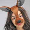 Australian Kangaroo Mask On Headband 2 Australian Kangaroo Mask On Headband -PartyPersona Store EM343 kangaroo mask headpiece