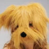 Brown Shaggy Dog Mask Headpiece On Headband -PartyPersona Store EM357 brown dog mask headpiece
