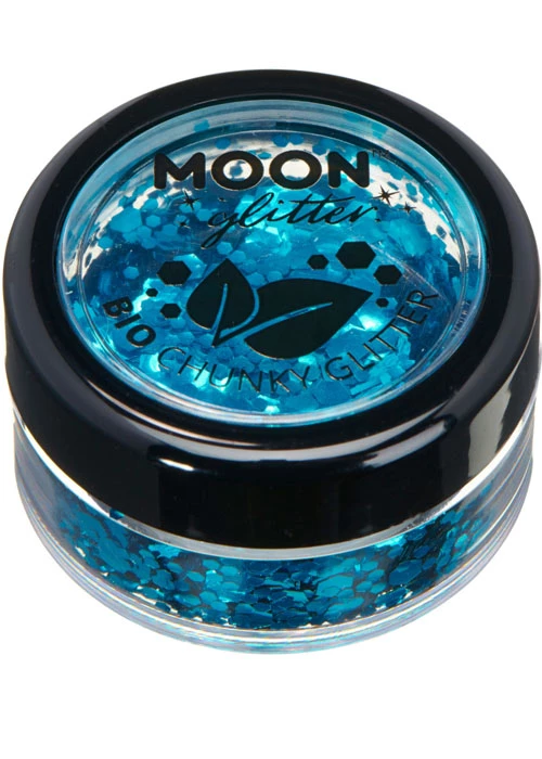 Biodegradable Loose Blue Chunky Glitter 3 Biodegradable Loose Blue Chunky Glitter