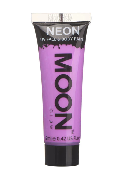 UV Neon Pastel Lilac Make-Up Body Paint Tube 12ml 3 UV Neon Pastel Lilac Make-Up Body Paint Tube 12ml