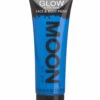 Glow In The Dark Neon Blue Make-Up Tube 12ml -PartyPersona Store M5564rs