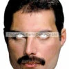 Freddie Mercury Card Face Mask 1 Freddie Mercury Card Face Mask -PartyPersona Store MASK659rs