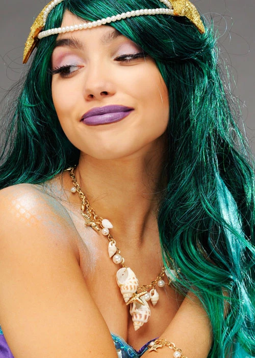 Womens Mermaid Shell Necklace 3 Womens Mermaid Shell Necklace