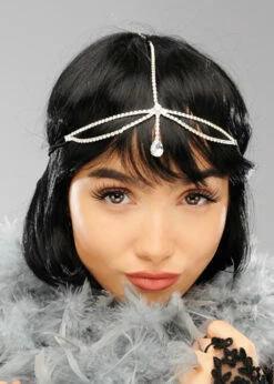 1920s Charleston Diamante Hair Jewellery Headpiece