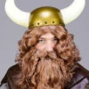 Adult Size Plastic Viking Helmet With Horns -PartyPersona Store adult viking helmet