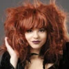 Womens Halloween Auburn Backcombed Zombie Wig -PartyPersona Store auburn gothic zombie wig 42552