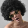 Black Curly Afro Style Fancy Dress Pop Wig -PartyPersona Store bl20black20frors