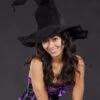 Deluxe Halloween Large Twisty Witch Hat -PartyPersona Store black twisty witch hat