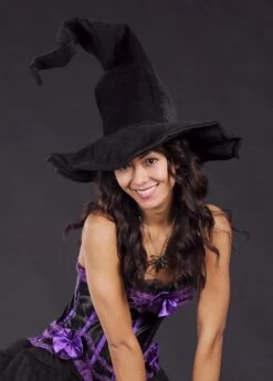 Deluxe Halloween Large Twisty Witch Hat
