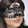 Black Venice Masked Ball Eyemask -PartyPersona Store black venice eyemask 11621