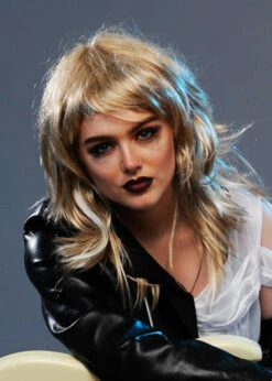 Womens Courtney Love Style Blonde Grunge Wig