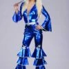 Womens 1970s Abba Blue Dancing Queen Costume 1 Womens 1970s Abba Blue Dancing Queen Costume -PartyPersona Store blue abba costume 41159