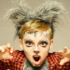 Childrens Grey Werewolf Halloween Wolf Boy Ears -PartyPersona Store boys grey werewolf ears