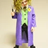 Childrens Size The Joker Style Costume -PartyPersona Store boys purple the joker costume