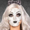 Womens Gothic Halloween Broken Doll Mask -PartyPersona Store broken doll mask a2747