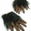 Brown Hairy Hands Werewolf Gloves -PartyPersona Store brown werewolf gloves