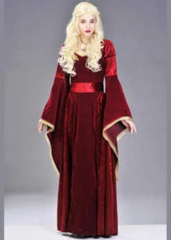 Womens Cersei Lannister Style Medieval Costume