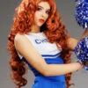 Womens Riverdale Style Long Ginger Cheryl Wig -PartyPersona Store cheryl riverdale cheerleader ginger wig
