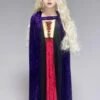 Kids Hocus Pocus Sarah Style Witch Costume With Cape -PartyPersona Store childrens sarah hocus pocus costume