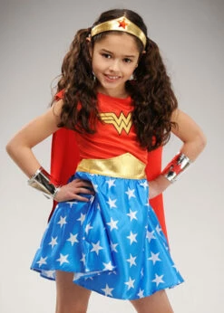 Childrens Classic Wonder Woman Costume -PartyPersona Store childrens wonder woman costume 9906200 03