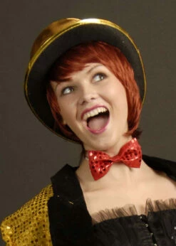 Best Seller 15 Rocky Horror Columbia Red Sequin Bow Tie