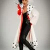 Adult Womens Disney Cruella De Vil Costume -PartyPersona Store cruella de vil jacket 129769
