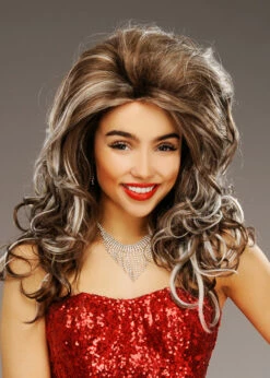 Womens Deluxe 1980s Soap Opera Diva Wig