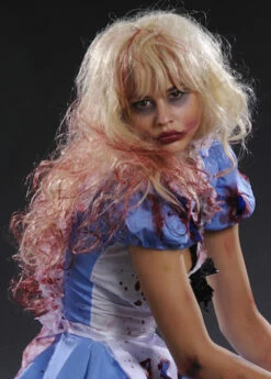 Deluxe Bloody Blonde Zombie Alice Wig