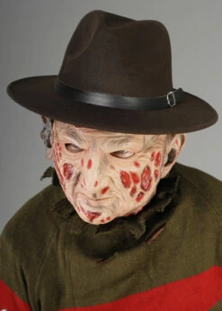 Deluxe Freddie Style Brown Fedora Hat