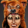 Deluxe Brown Werewolf Mask Headpiece 2 Deluxe Brown Werewolf Mask Headpiece -PartyPersona Store deluxe brown wolf mask headpiece