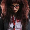 Deluxe Womens Burgundy Zombie Wig -PartyPersona Store deluxe burgundy zombie wig