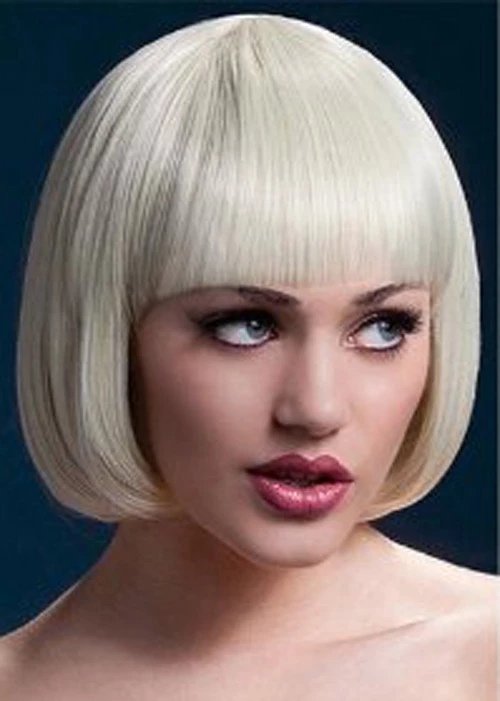 Ladies Short Blonde Bob Fever Mia Wig 3 Ladies Short Blonde Bob Fever Mia Wig