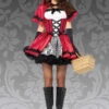 Leg Avenue Gothic Red Riding Hood Costume 2 Leg Avenue Gothic Red Riding Hood Costume -PartyPersona Store deluxe leg avenue red riding hood costume 85230