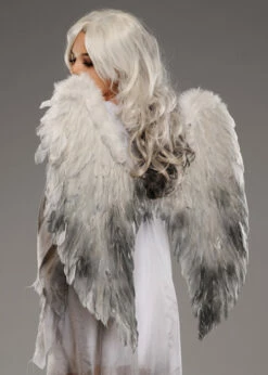 Halloween Gothic Fallen Angel Large Feather Wings