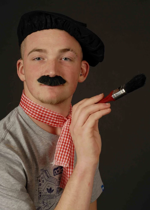 French Man Fancy Dress Accessory Kit 3 French Man Fancy Dress Accessory Kit