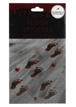 Halloween Blood Splatter Footprint Floor Stickers 7 Halloween Blood Splatter Footprint Floor Stickers -PartyPersona Store fn 115 rs 02