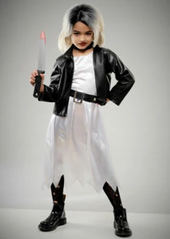Kids Bride Of Chucky Style Girls Halloween Costume