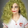 Kids The Joker Style Girls Messy Long Green Wig 2 Kids The Joker Style Girls Messy Long Green Wig -PartyPersona Store girls messy green joker wig