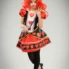 Childrens Size Queen Of Hearts Costume -PartyPersona Store girls queen of hearts costume 847243