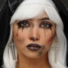 Womens Halloween Evil Nun Gothic Cross Earrings -PartyPersona Store gothic nun cross earrings 26766