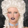 Ladies Gothic White Baroque Wig